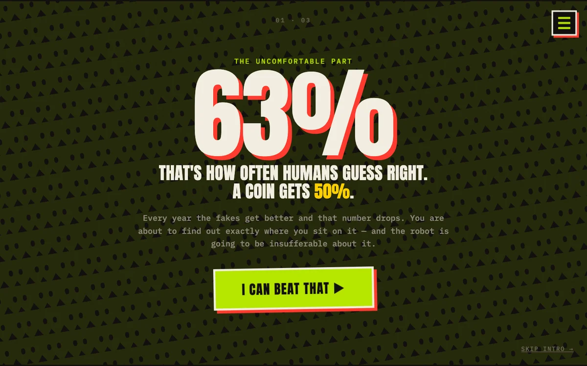 BOTS or BONES image guessing game